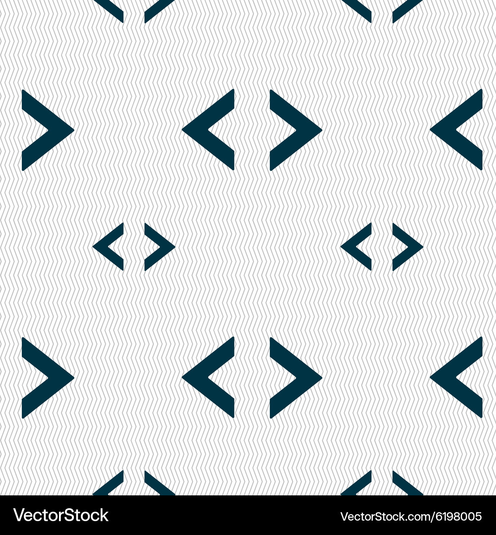 Code sign icon programmer symbol seamless pattern Vector Image