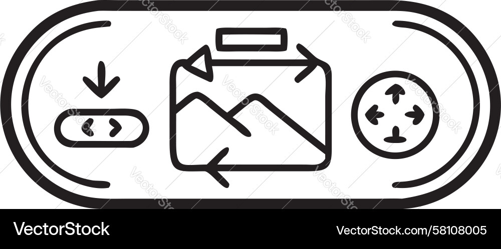 Dynamic Media Controller Icon Vector Image