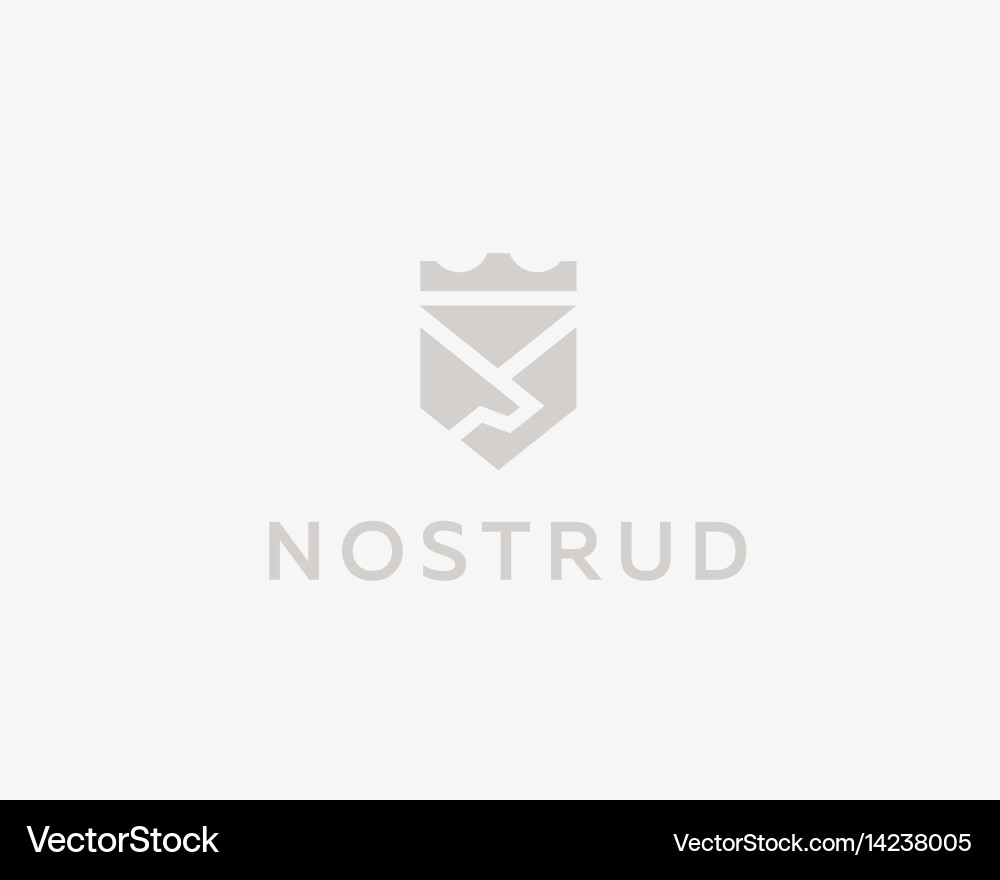 Elegante Partnerschaft Logo - Flügel und Krone vektorbild