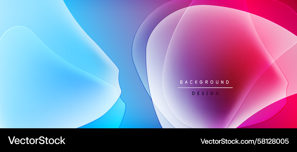 Fluid Gradient Abstract Shapes Vector Image