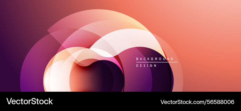 Abstract design features overlapping circles Abstract design features overlapping circles Vector Image