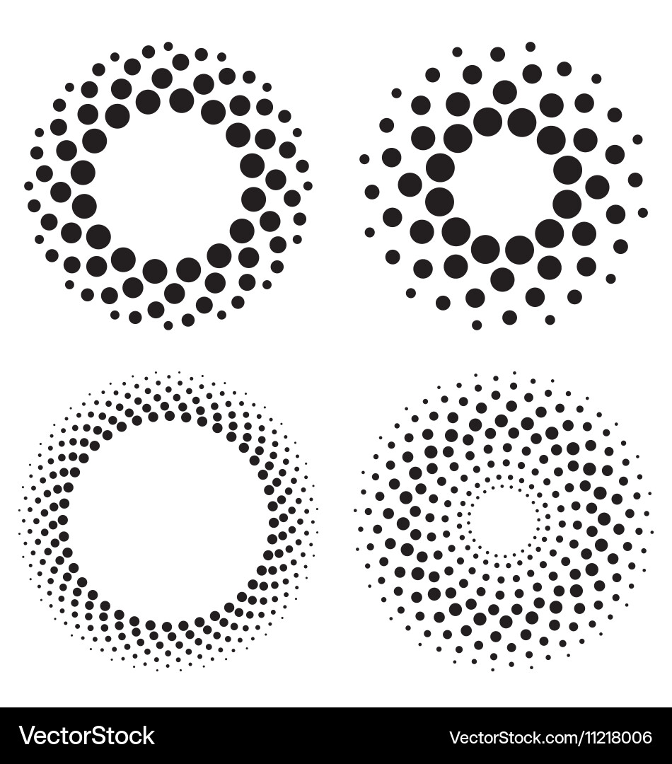 Abstract Dot Pattern vector image