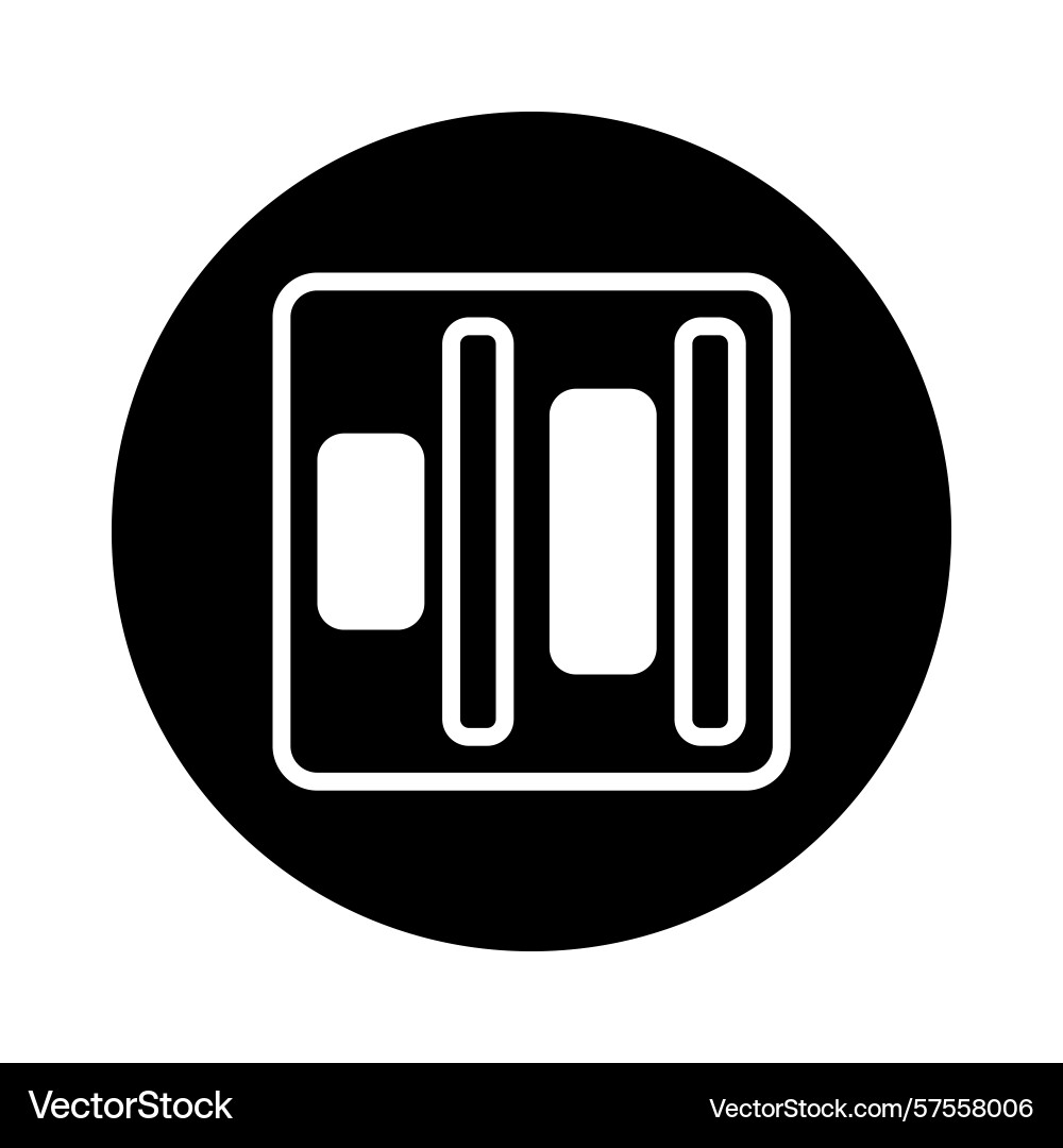 Abstract square design with vertical lines Abstract square design with vertical lines Vector Image