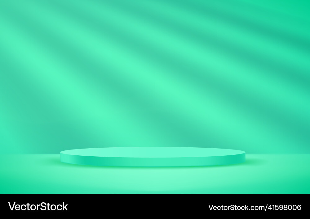 Leerraum mit Kreisplattform und Lichtstrahl Leerraum mit Kreisplattform und Lichtstrahl vektorbild