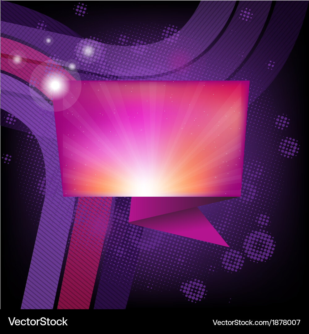 Abstract Aurora Background vector image