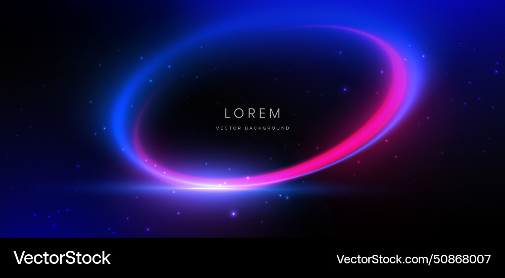 Abstract futuristic neon light curved pink Abstract futuristic neon light curved pink vector image