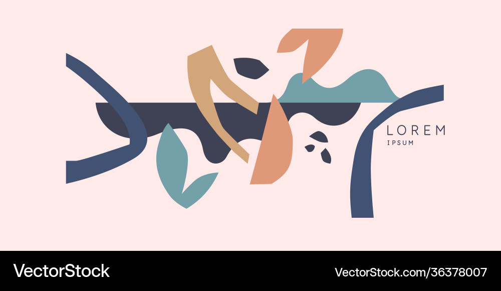 Backgrounds with abstract elements and dynamic Vector Image