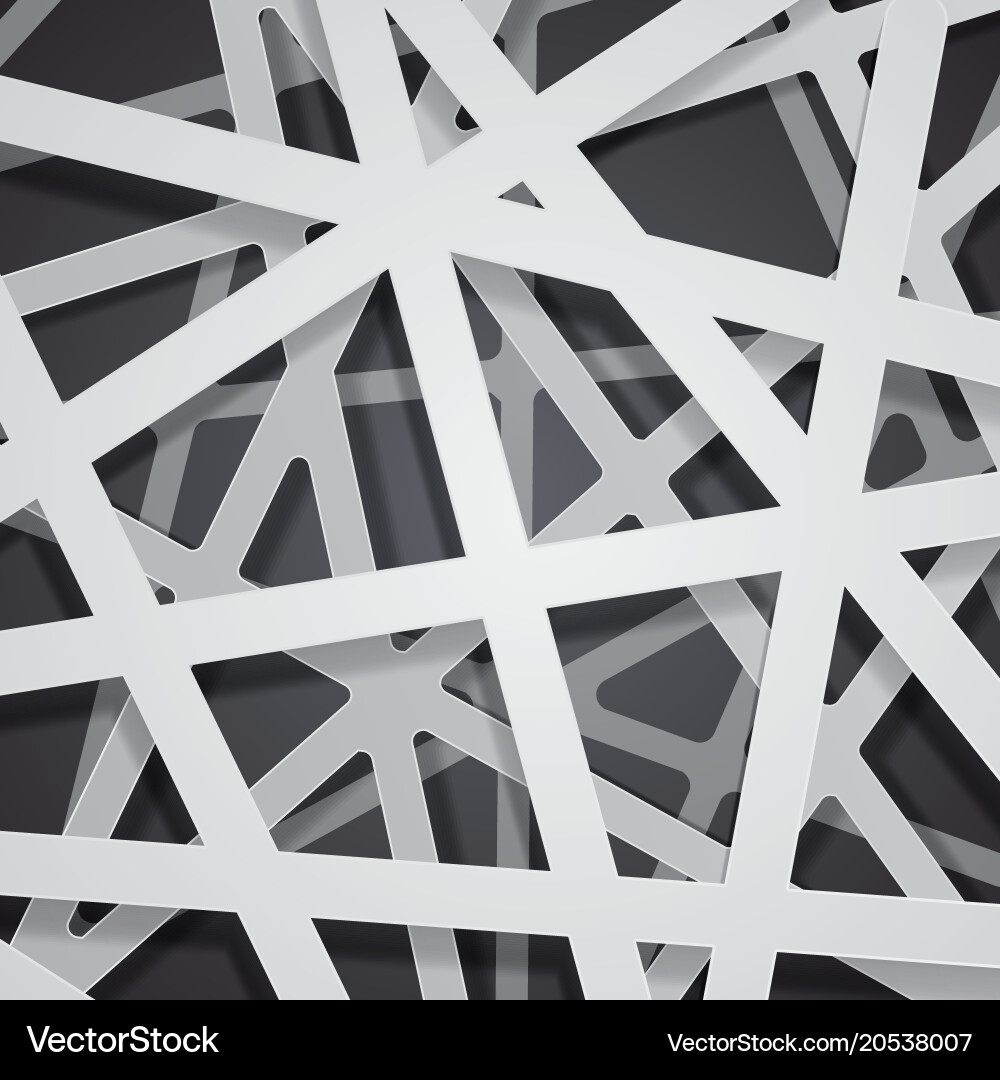 Complex Grid Structure vector image