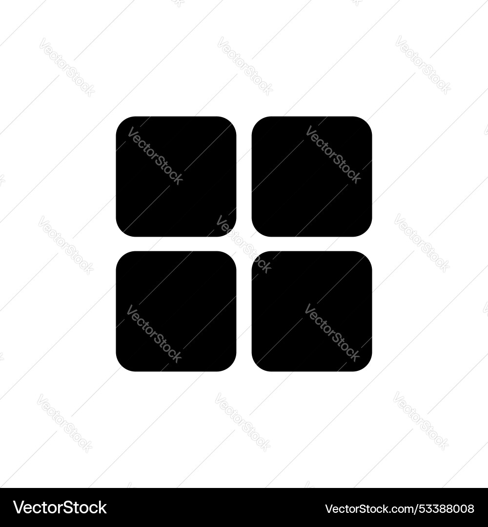 Apps icon set menu or application interface Vector Image