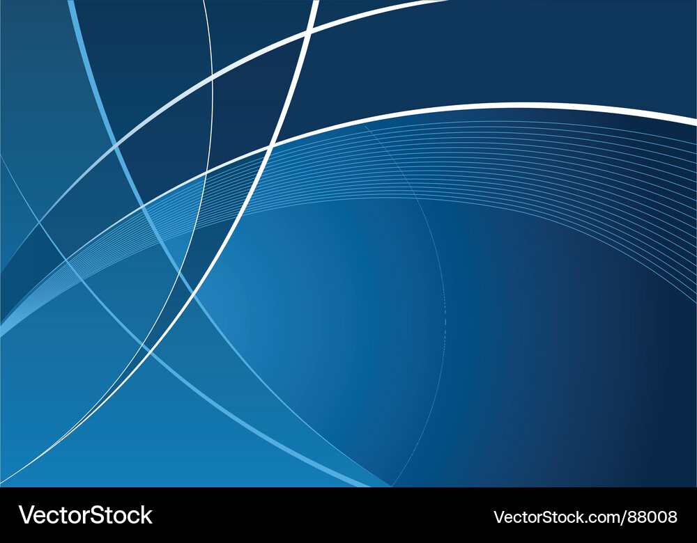 Dynamic Blue Curves Background Vector Image