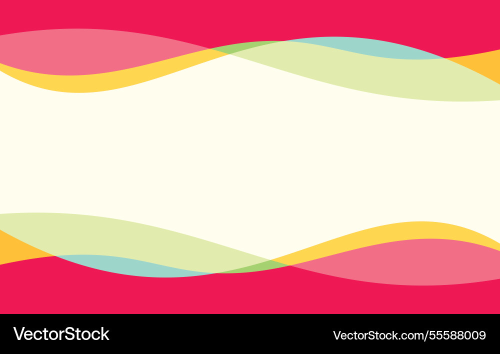 Abstract wave full color background simple Abstract wave full color background simple Vector Image