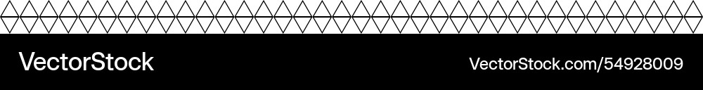 Border icon rhombus shape divider horizontal line Border icon rhombus shape divider horizontal line vector image