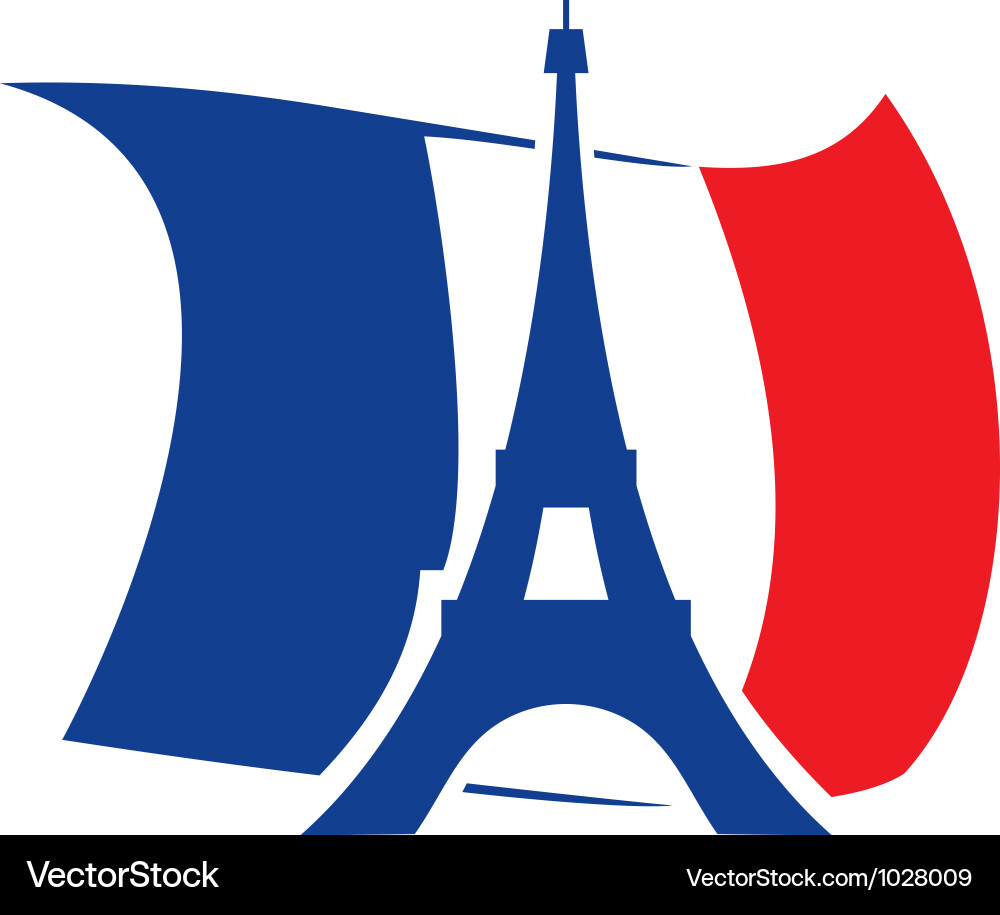 Eiffel Tower Symbol vector image