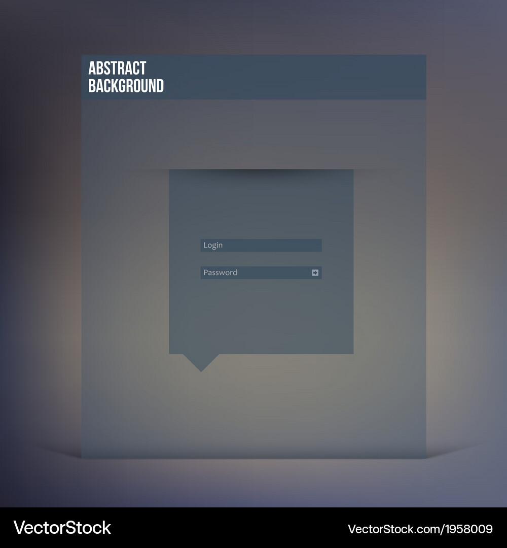 Flat ui design trend interface Vector Image