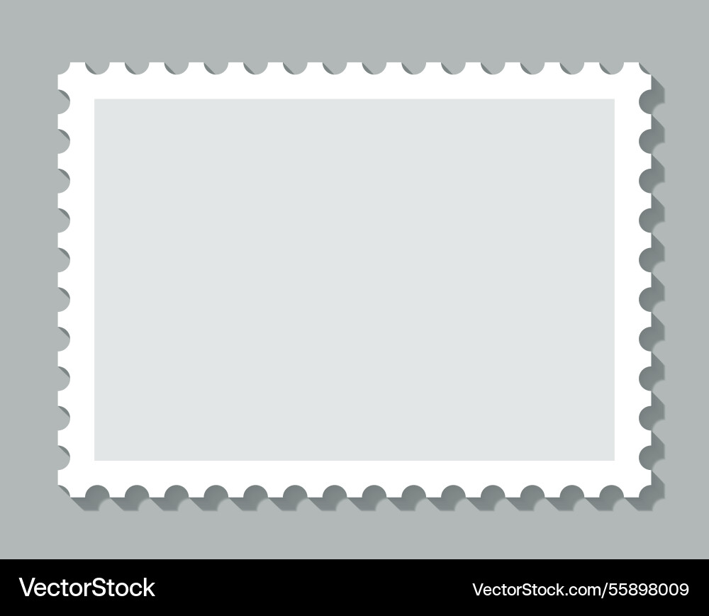 Poststempel leere rechteckige Post Aufkleber Poststempel leere rechteckige Post Aufkleber vektorbild