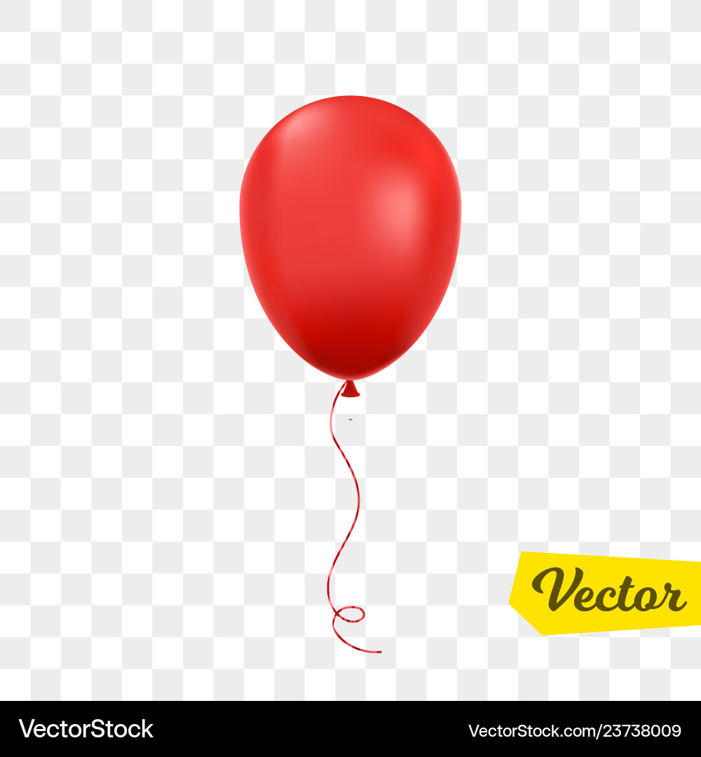 Red balloons Royalty Free Vector Image - VectorStock