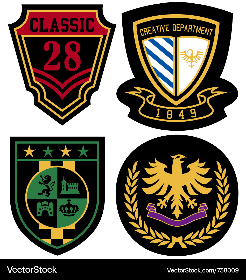 Royal Shield Emblem vector image