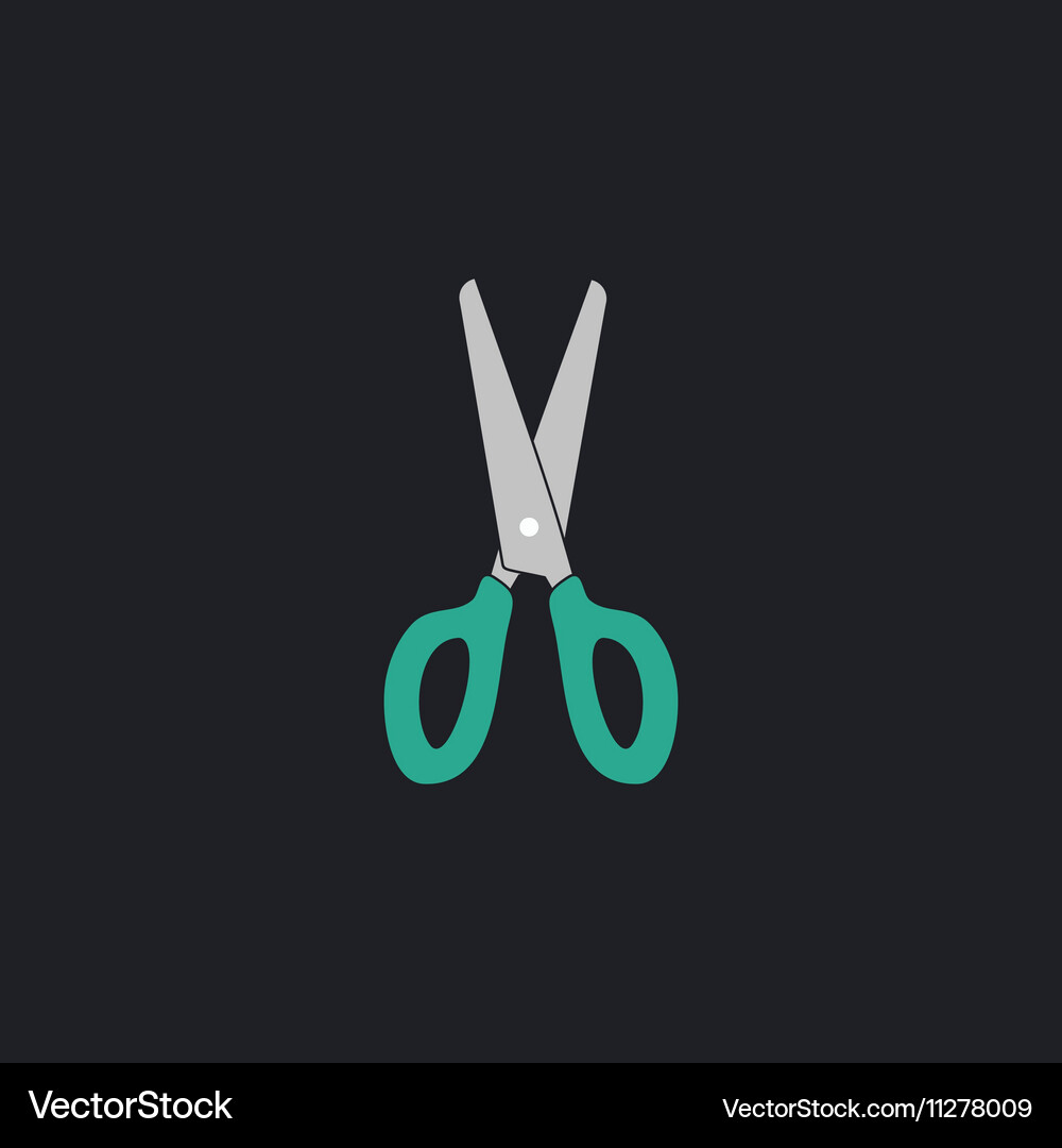 Scissors computer symbol Vector Image