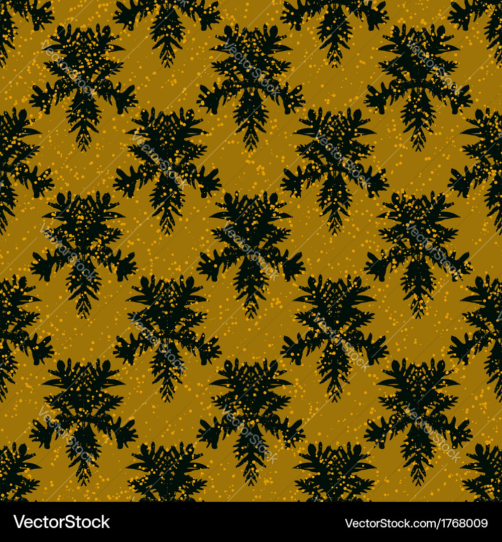 Simple elegant block printed pattern Vector Image