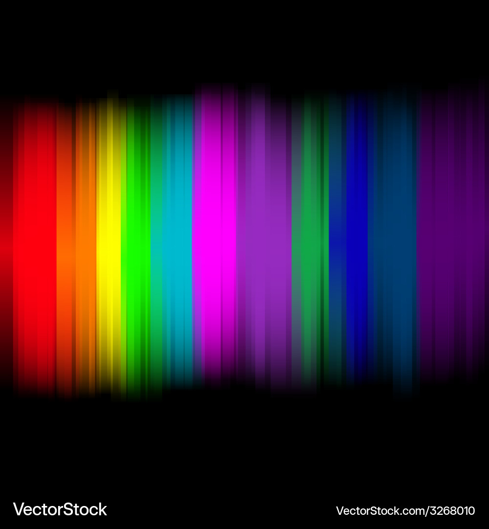 Dynamic Colorful Lights Spectrum vector image