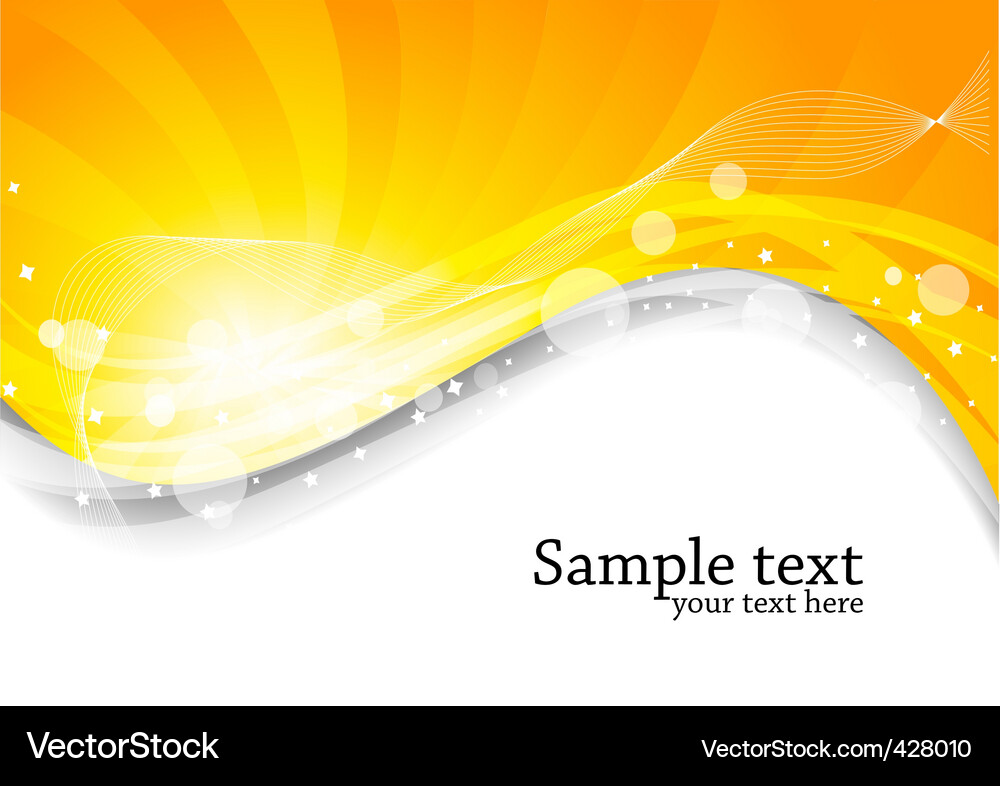 Dynamic Orange Color Gradient Background Vector Image
