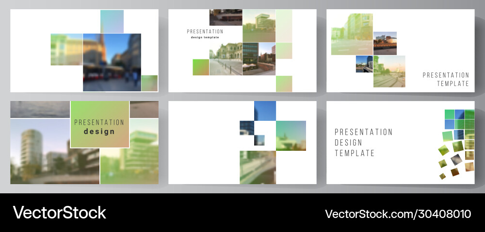 Presentation Slides Layout Vector Image