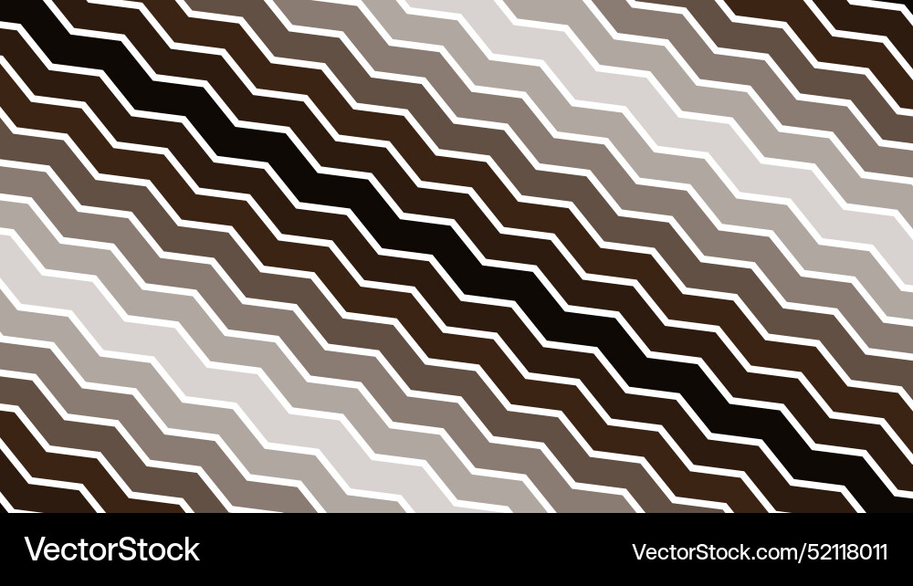 Brown zig zag seamless pattern abstract background Vector Image