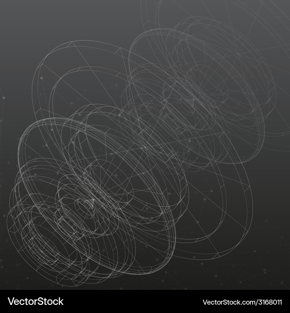 Conceptual design template abstract background Vector Image