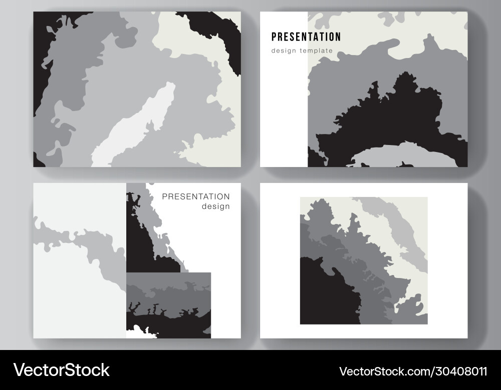 Layout presentation slides design Layout presentation slides design vector image