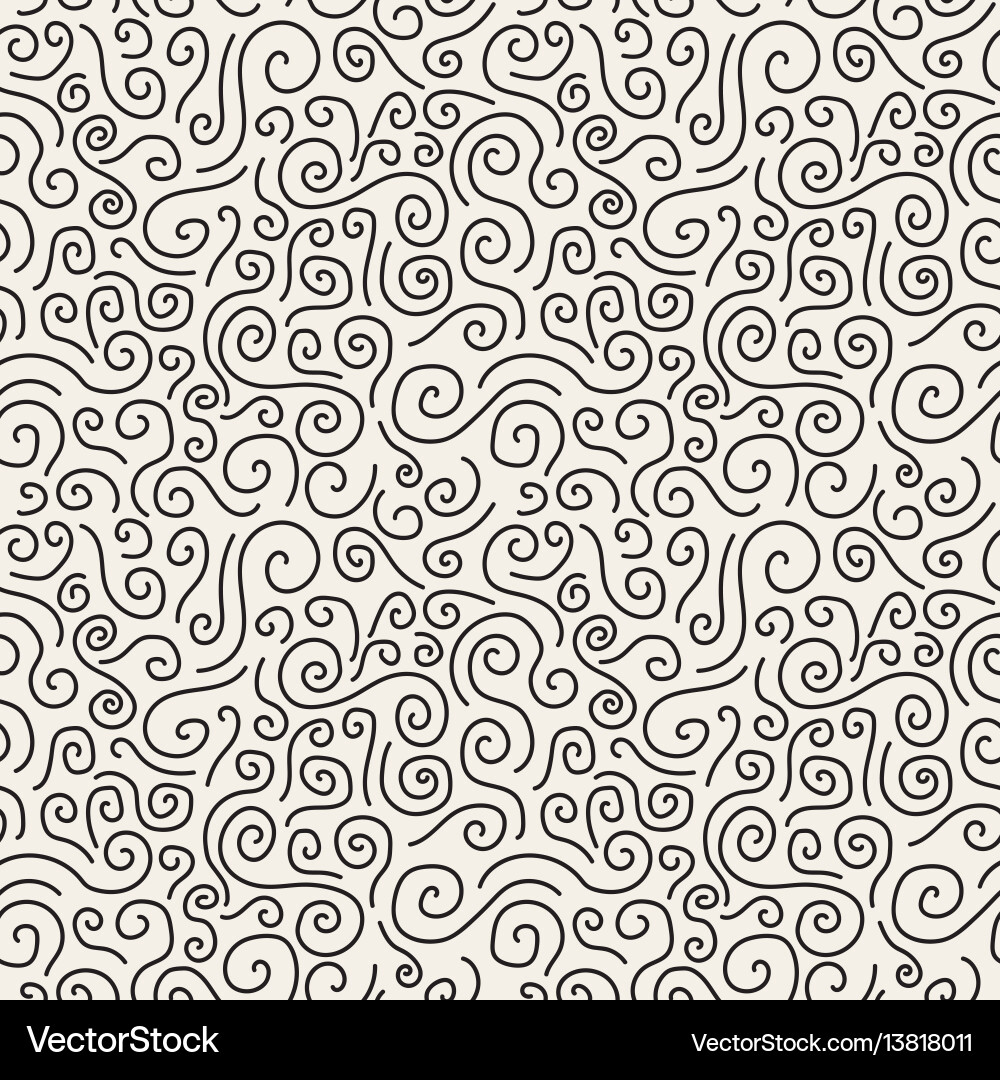 Retro Memphis Curve Pattern vector image