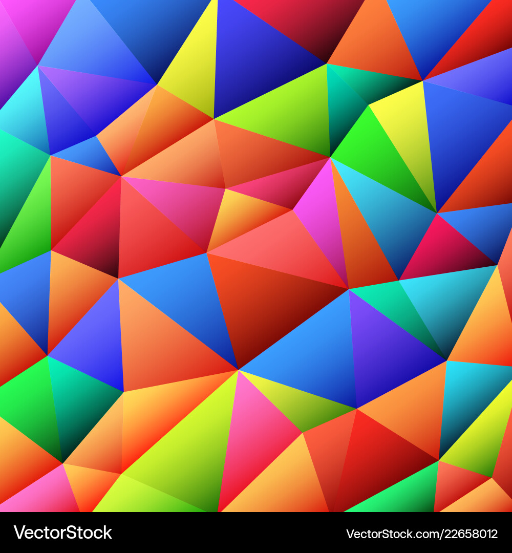 Abstract vitrage with triangular multi colors grid Abstract vitrage with triangular multi colors grid vector image