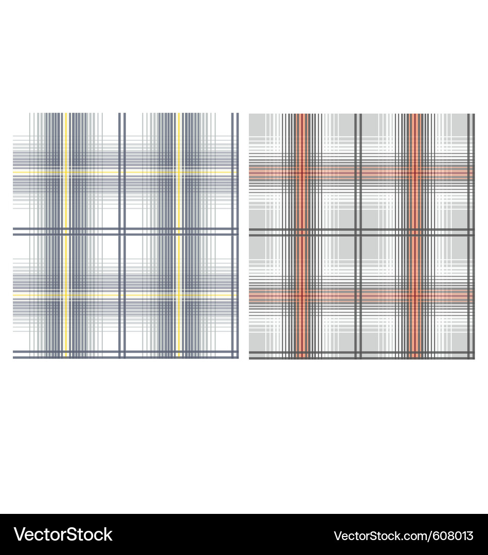 Checkerboard Fabric Pattern Vector Image