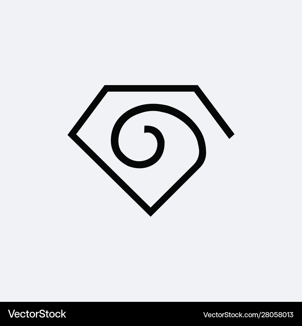 Diamond logo design templates Royalty Free Vector Image