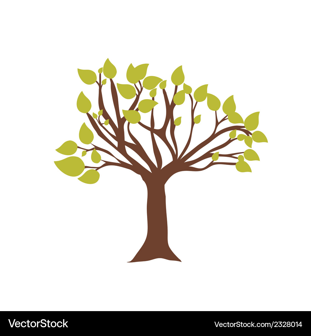 Tree Icon Set - Minimalist Vector Image