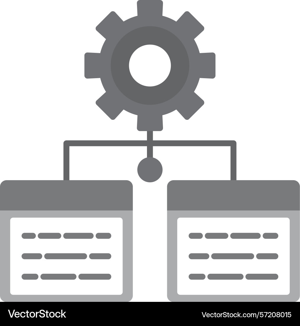 Batch processing icon Vector Image