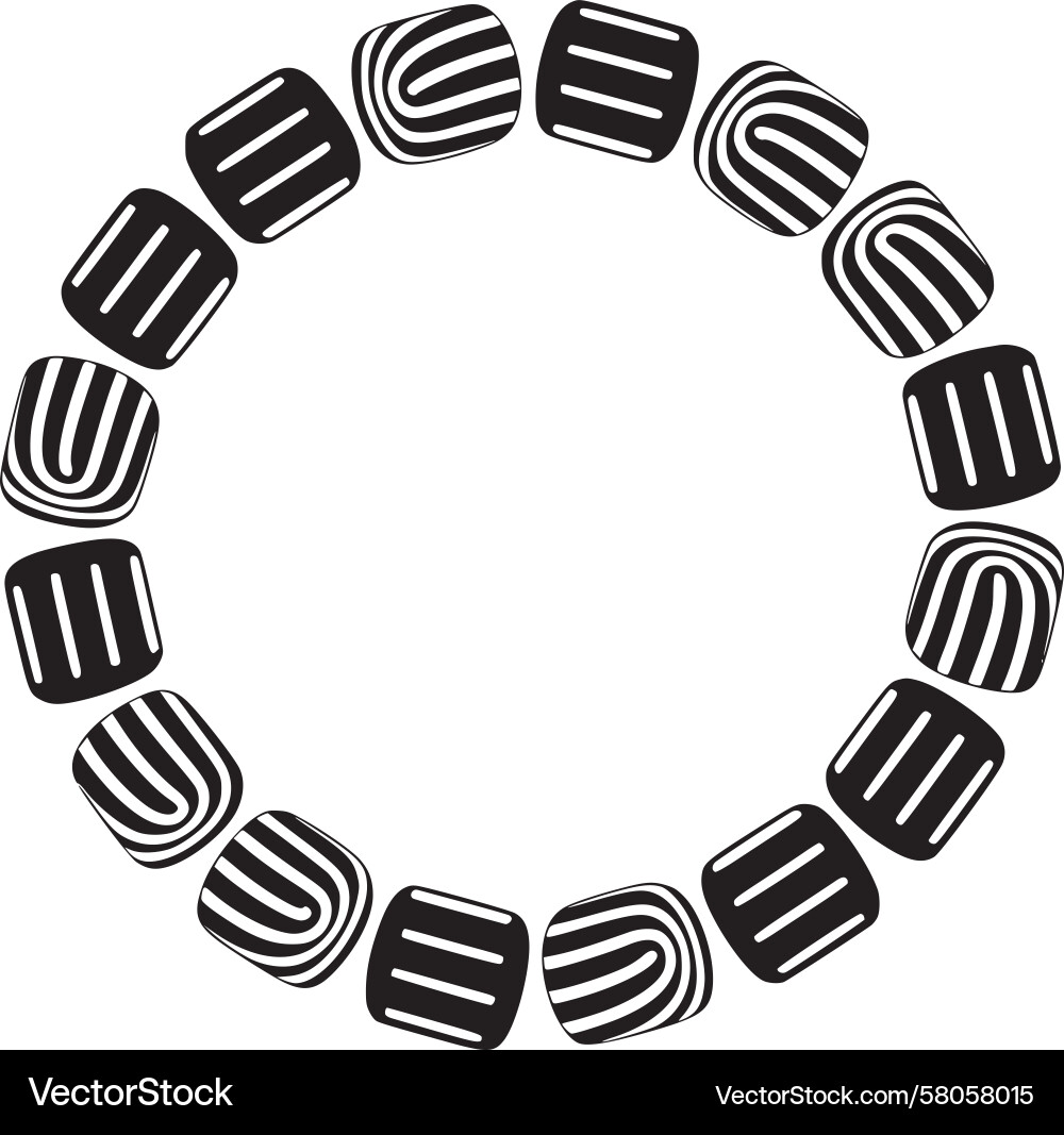 Intricate Circular Pattern Vector Image