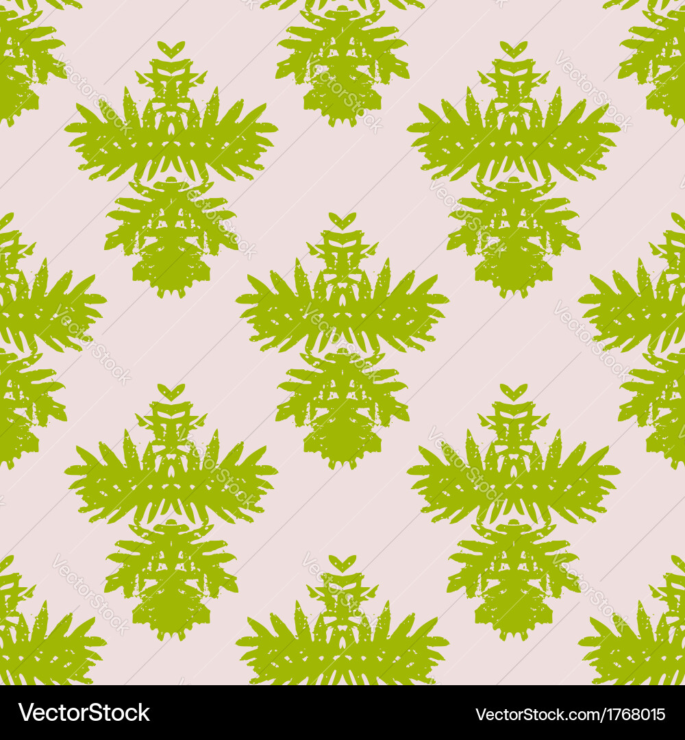 Simple elegant block printed pattern vector image