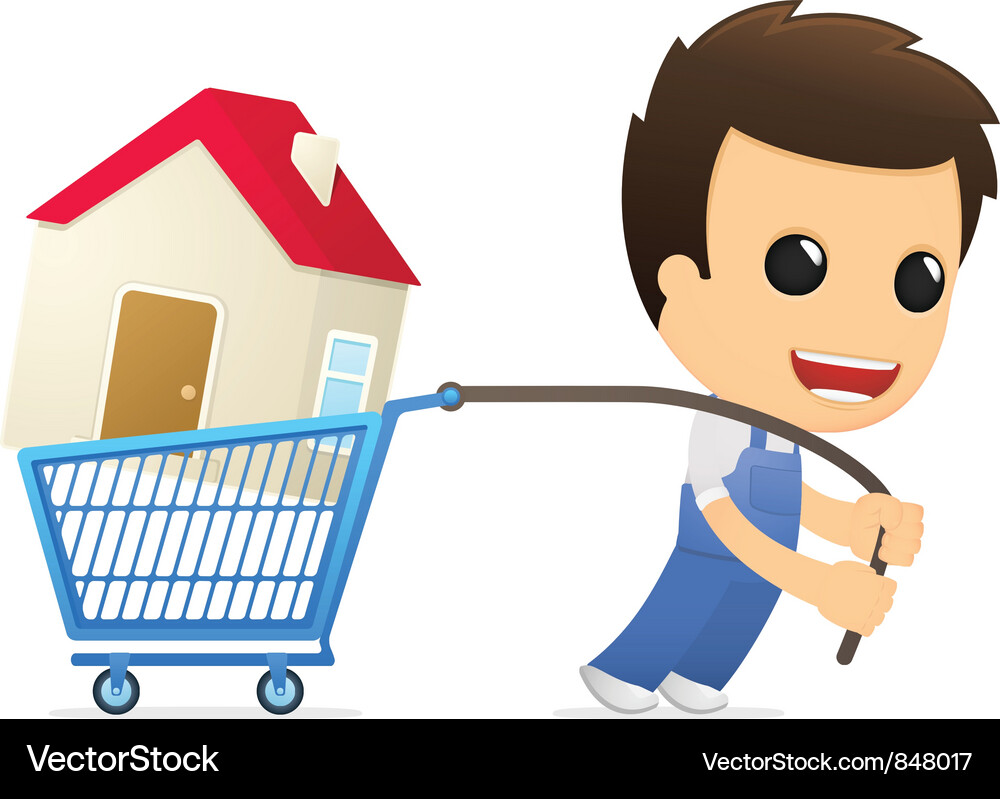 Cartoon Mechanic Worker Vector Image