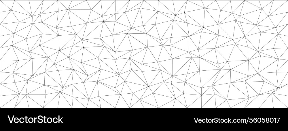 Geometric chaos pattern with abstract triangular vector image
