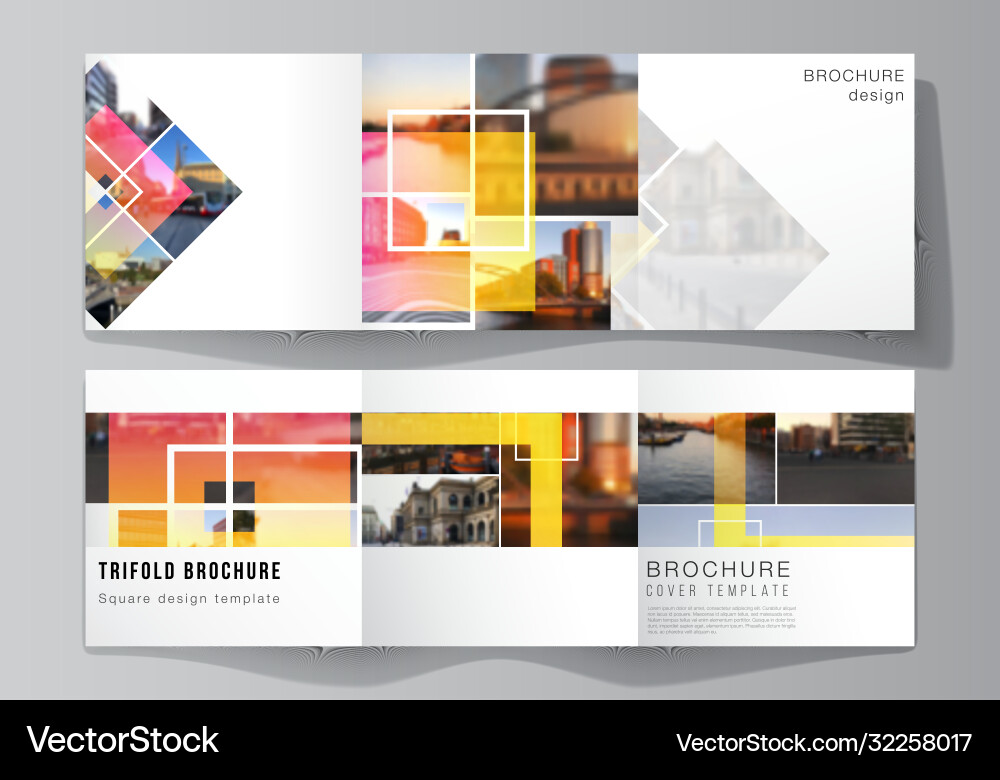 Minimal editable layout square Minimal editable layout square vector image