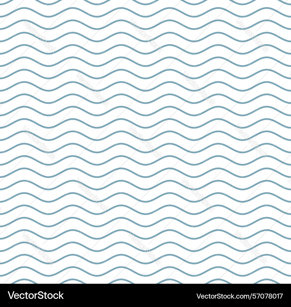 Wave line seamless pattern template design Wave line seamless pattern template design vector image