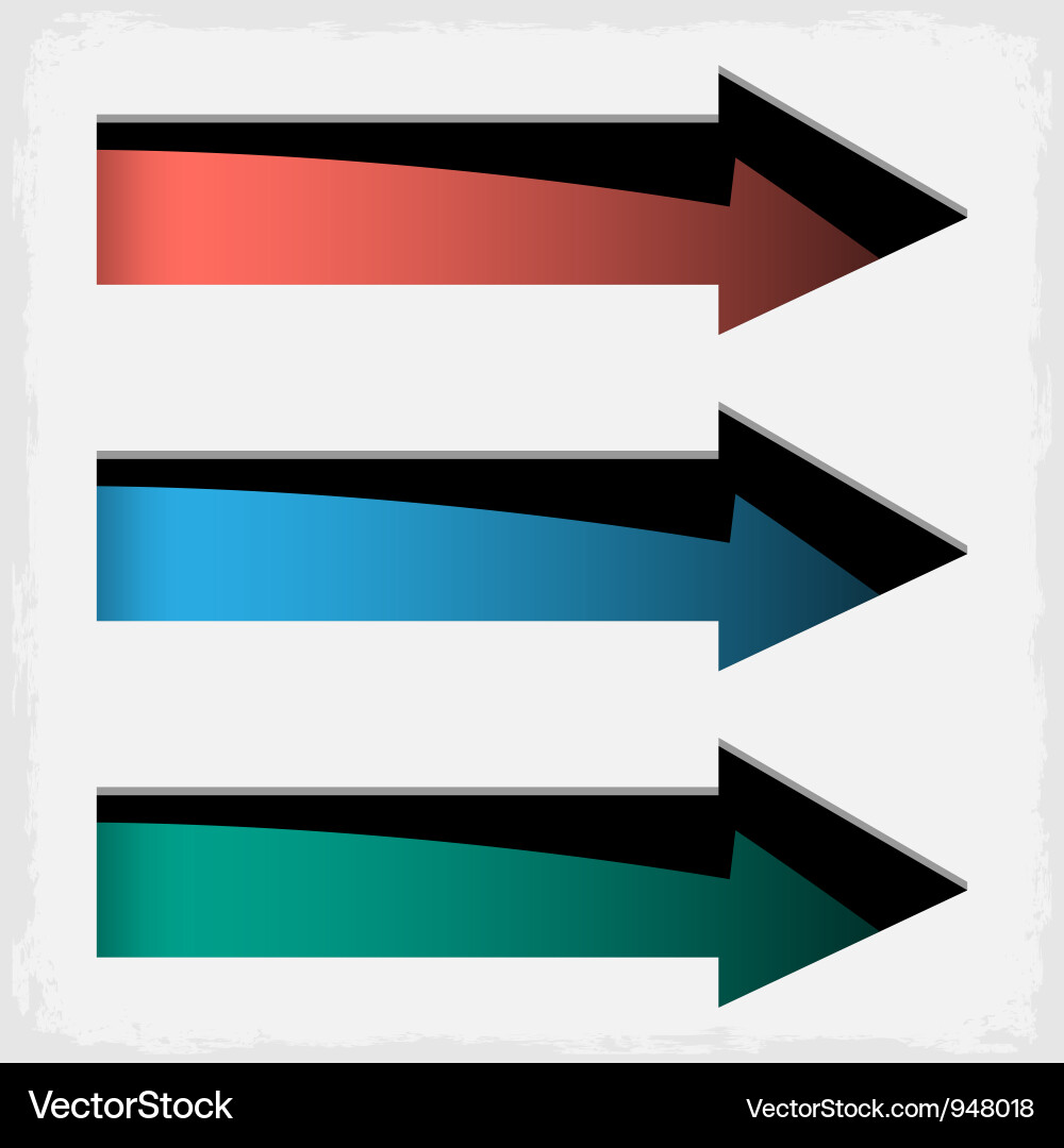 Abstract background with arrows vector image
