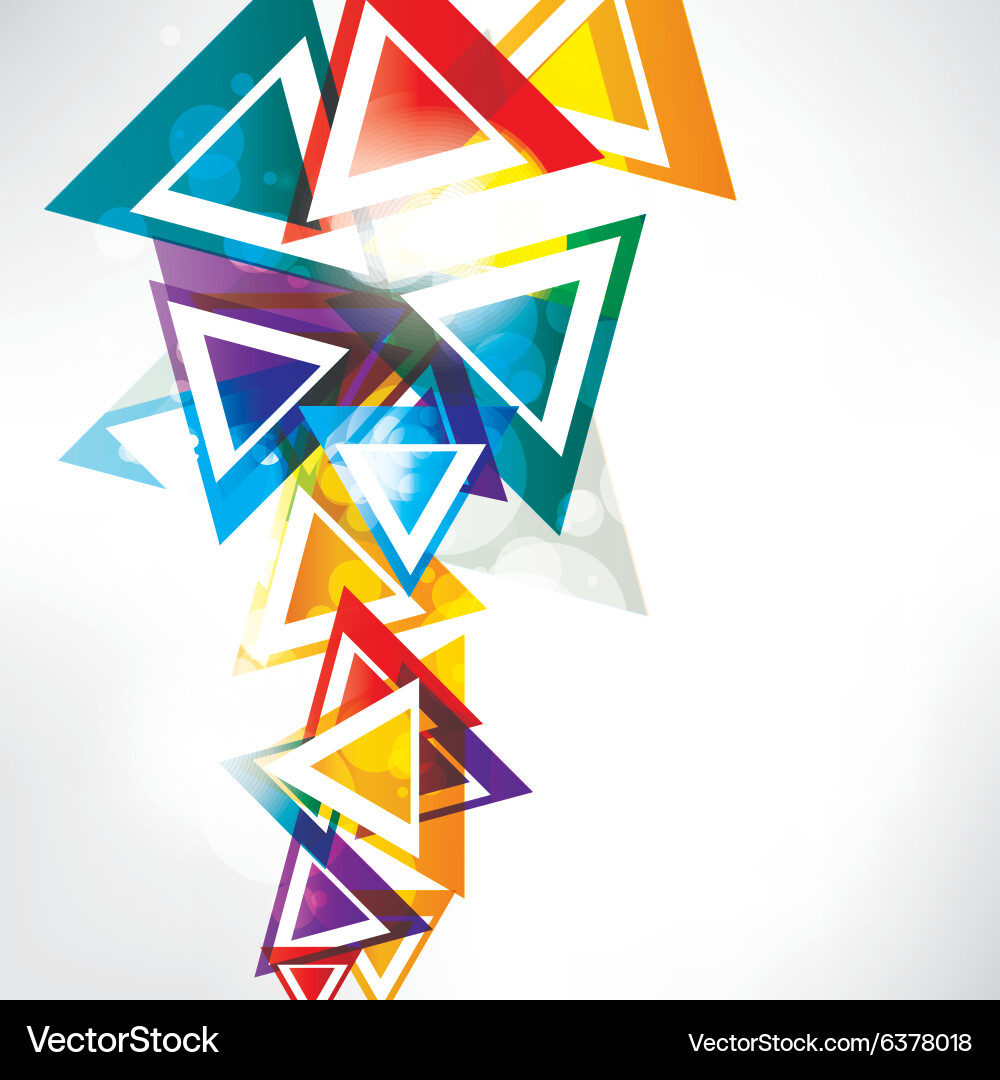 Abstract background with geometric elements vector image