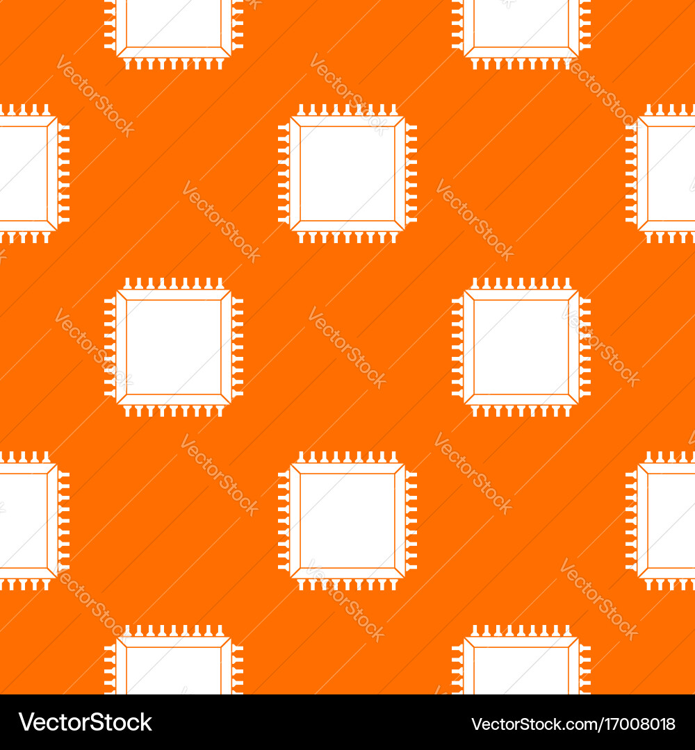 Computer microchip pattern seamless vector image