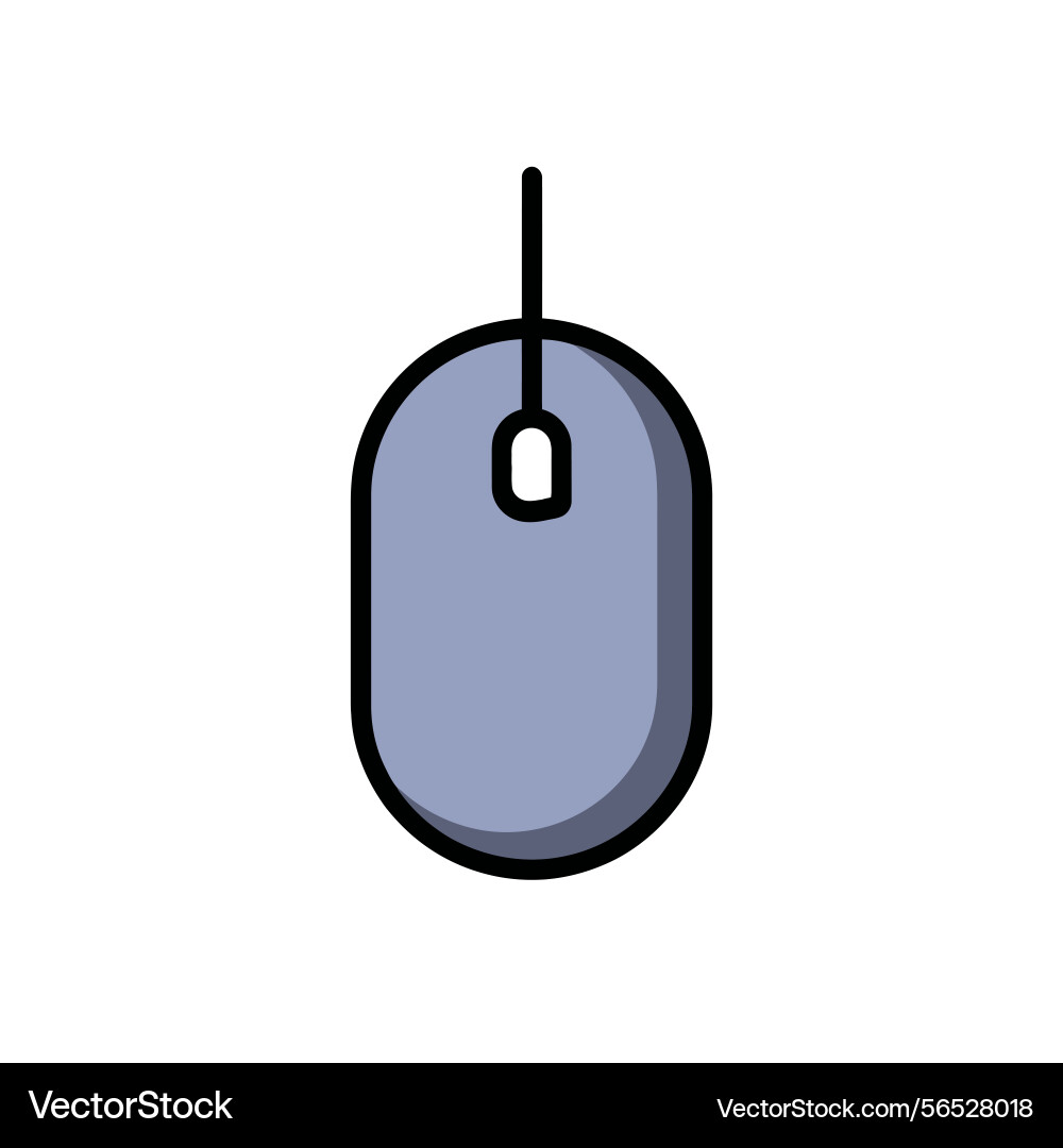 Wireless computer mouse icon Vector Image