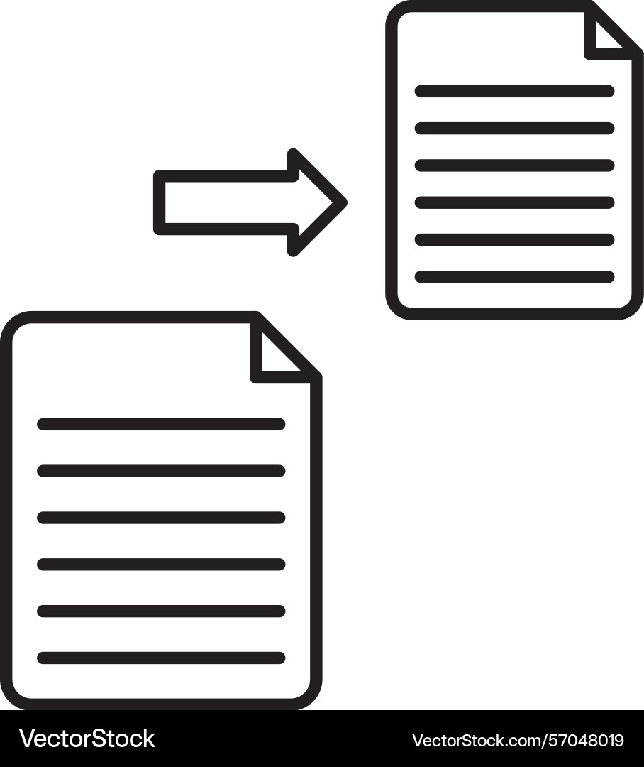 File move line icon design vector image