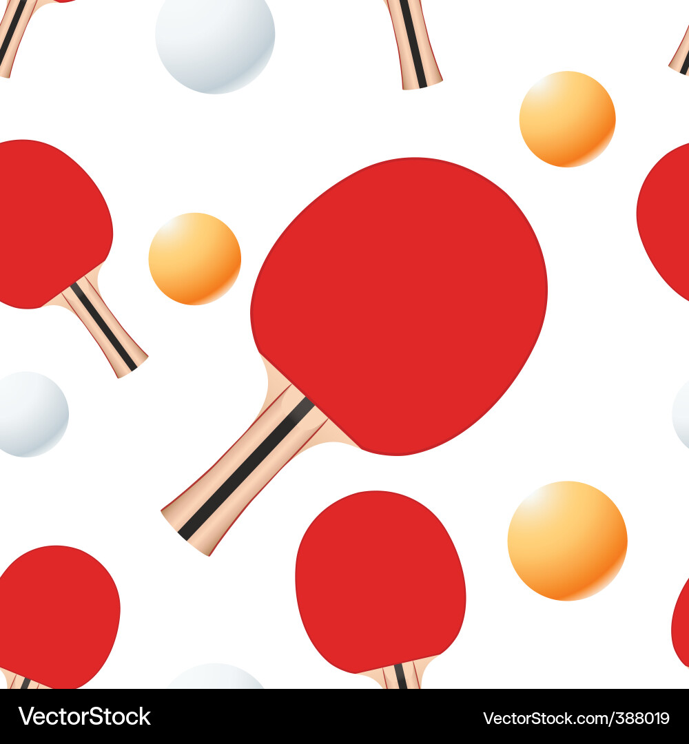Geometric Pattern - Table Tennis vector image