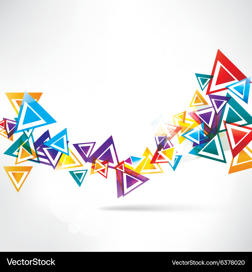 Abstract background with geometric elements vector image