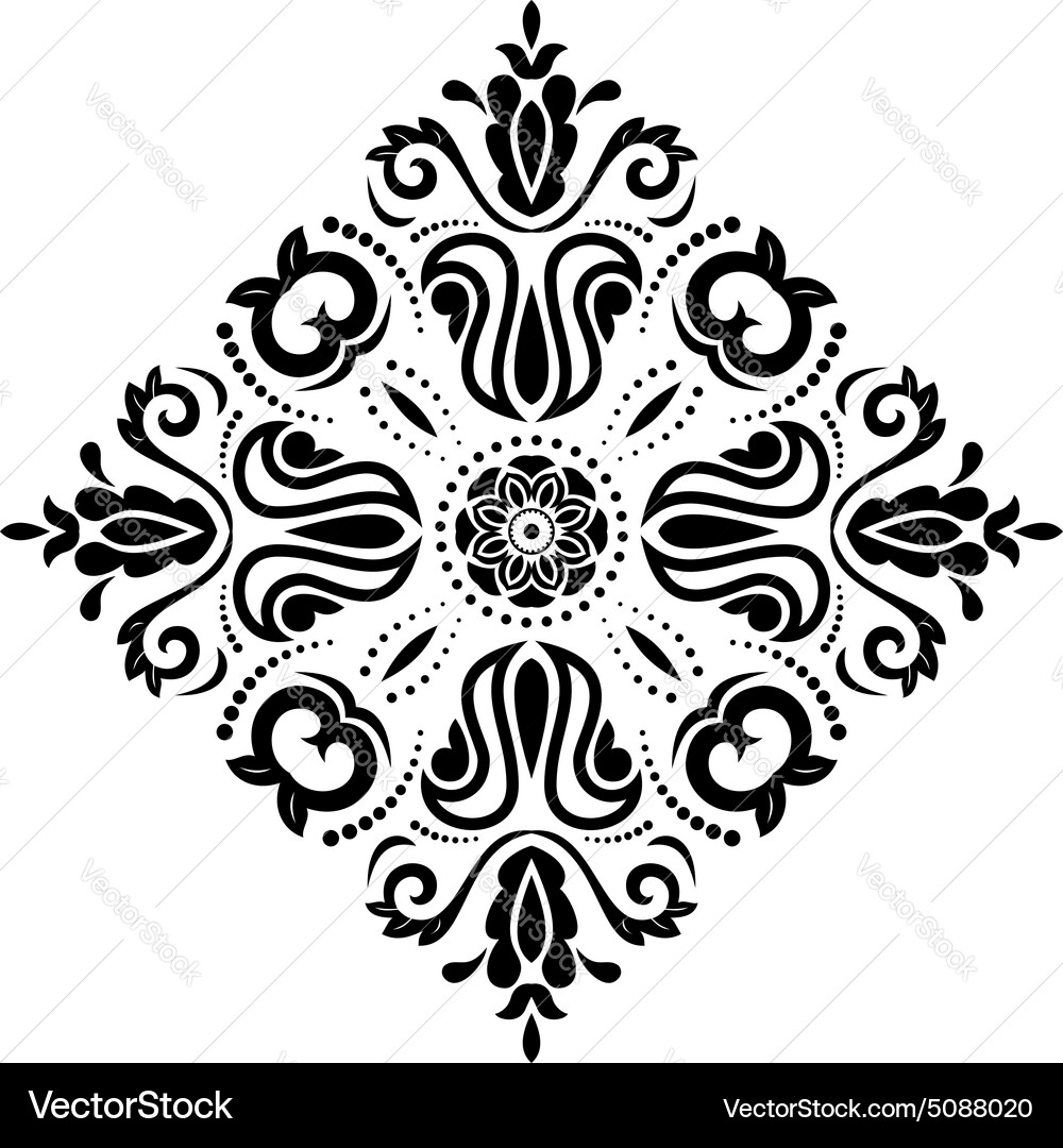 Damask orient pattern Vector Image