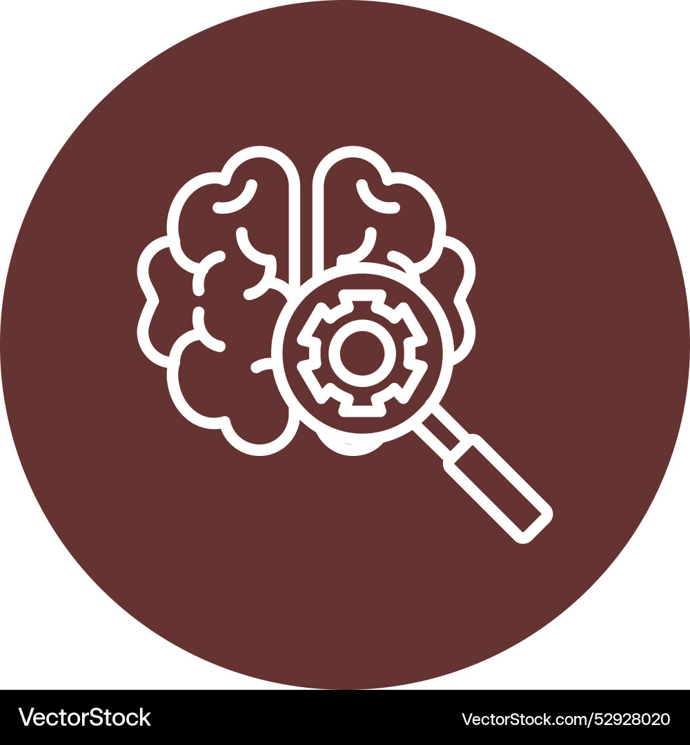 Deep learning icon design Vector Image